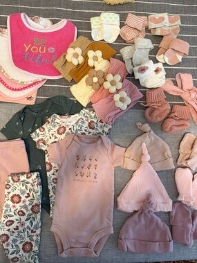 Newborn Clothing & Accessory Bundle